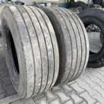  Opony ciężarowe używane naczepowe 385/65R22.5 DUNLOP SP247 / 7-8mm