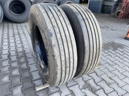  Opony ciężarowe używane prowadzące 295/80R22.5 HANKOOK AL10 E-CUBE / 11mm