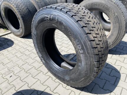 Opona ciężarowa używana napędowa 315/70R22.5 CONTINENTAL HYBRID HD3 / 17-18mm