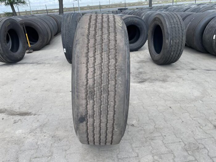 Opona używana ciężarowa naczepowa 385/65R22.5 BIEŻNIKOWANA TYP FIRESTONE FT522 PLUS / 10-11mm