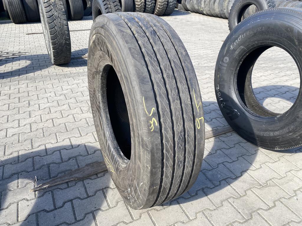 Opona ciężarowa używana prowadząca 315/80R22.5 CONTINENTAL HSR2 / 14mm Opona ciężarowa używana prowadząca 315/80R22.5 CONTINENTAL HSR2 / 14mm