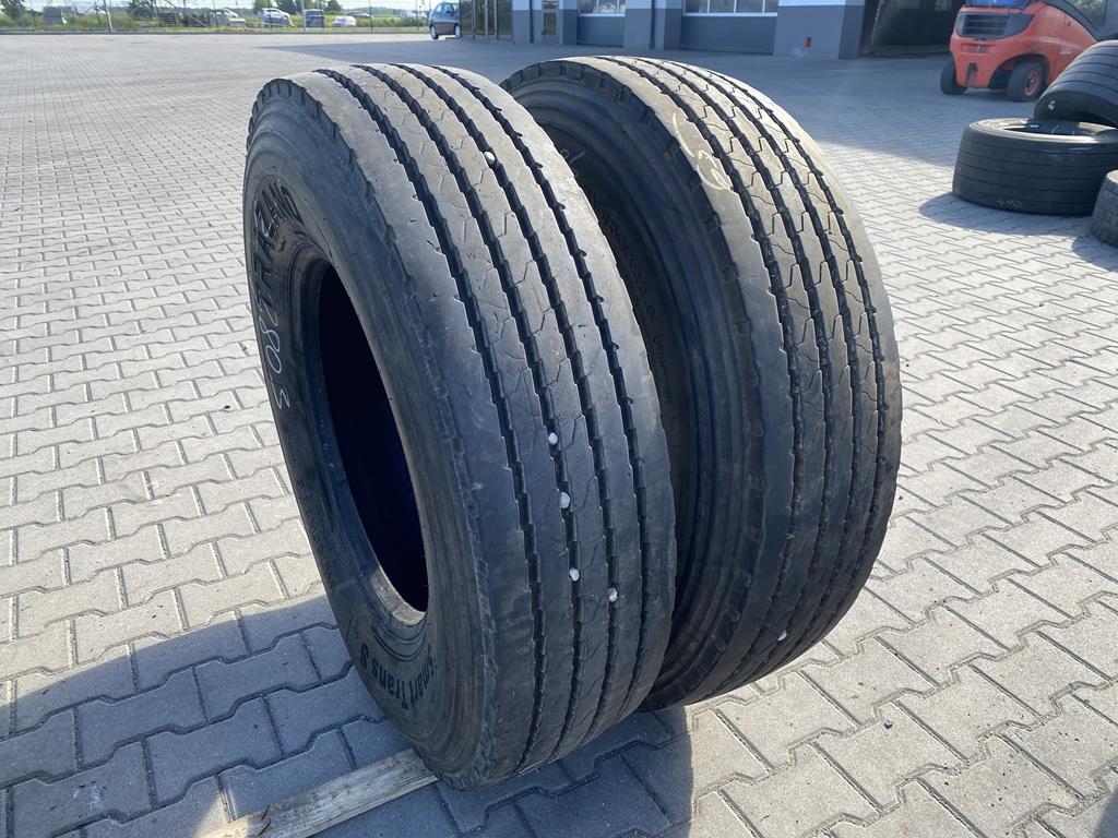 Opony ciężarowe używane prowadzące 315/80R22.5 TRAZANO SMART TRANS S53 / 12-13mm Opony ciężarowe używane prowadzące 315/80R22.5 TRAZANO SMART TRANS S53 / 12-13mm
