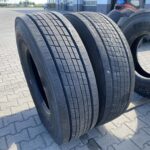  Opony ciężarowe używane prowadzące 315/80R22.5 BRIDGESTONE DURAVIS R-STEER 002 / 12-14mm