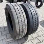  Opony ciężarowe używane prowadzące 245/70R17.5 GOODYEAR KMAX S / 6-7mm