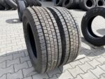 Opony ciężarowe używane napędowe 245/70R19.5 DUNLOP SP444 / 12-13mm