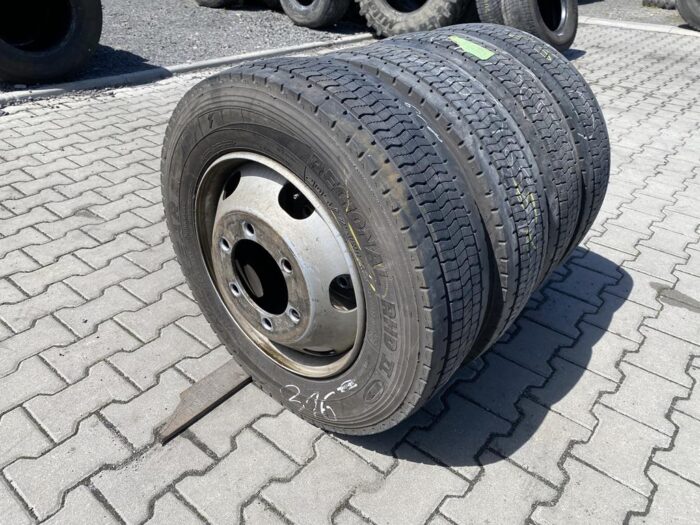 Opony ciężarowe używane napędowe 205/75R17.5 GOODYEAR REGIONAL RHD II / 4-5mm