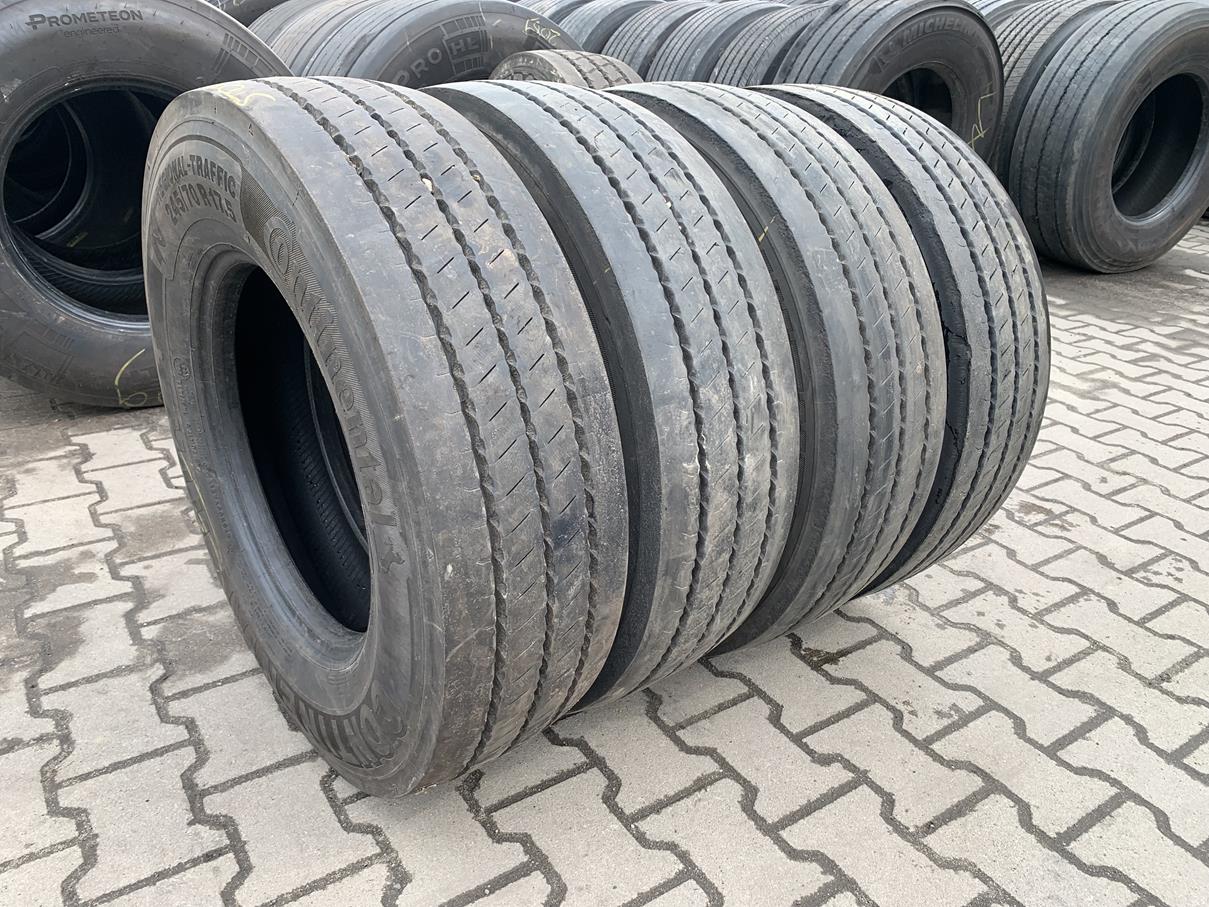 Opony używane ciężarowe naczepowe 245/70R17.5 CONTINENTAL HTR2+ / 9-11mm Opony używane ciężarowe naczepowe 245/70R17.5 CONTINENTAL HTR2+ / 9-11mm