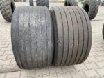 Opony ciężarowe używane naczepowe 445/45R19.5 GOODYEAR KMAX T GEN-2 / 7-8mm