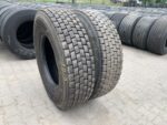 Opony używane ciężarowe napędowe 315/80R22.5 BIEŻNIKOWANA TYP MICHELIN XDE2 / 13-16mm