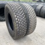  Opony używane ciężarowe napędowe 315/80R22.5 BIEŻNIKOWANA TYP MICHELIN XDE2 / 13-16mm