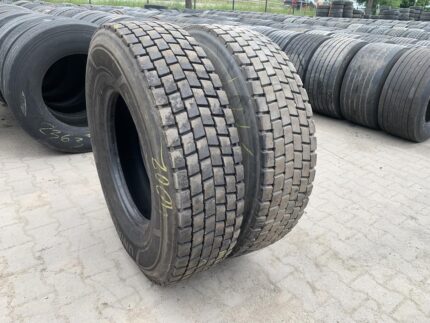  Opony używane ciężarowe napędowe 315/80R22.5 BIEŻNIKOWANA TYP MICHELIN XDE2 / 13-16mm