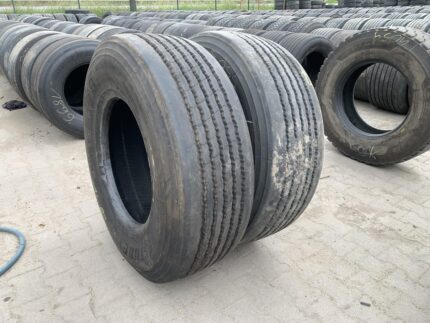  Opony używane ciężarowe naczepowe 385/65R22.5 BRIDGESTONE R179+ / 10-12mm