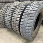  Opony używane ciężarowe napędowe budowlane 315/80R22.5 BIEŻNIKOWANA TYP FIRESTONE FD833 / 15-20mm