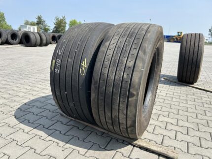  Opony ciężarowe używane prowadzące 385/55R22.5 CONTINENTAL CONTI ECOPLUS HS3 / 9-10mm