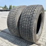  Opony ciężarowe używane przednie 385/55R22.5 GOODYEAR ULTRA GRIP MAX S / 12-13mm