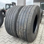 Opony używane ciężarowe naczepowe 385/65R22.5 GOODYEAR KMAX T GEN-2 / 10-12mm