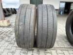 Opony ciężarowe używana prowadząca 385/65R22.5 BRIDGESTONE ECOPIA H-STEER 002 / 9-10mm