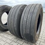  Opony ciężarowe używane prowadzące 385/65R22.5 BRIDGESTONE DURAVIS R-STEER 002 / 10-11mm