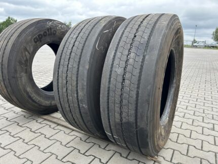  Opony ciężarowe używane prowadzące 385/65R22.5 BRIDGESTONE DURAVIS R-STEER 002 / 10-11mm
