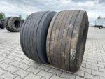 Opony ciężarowe używane naczepowe 435/50R19.5 GOODYEAR FUELMAX T / 9-11mm