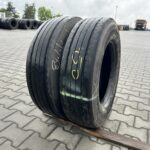  Opona ciężarowa używana naczepowa 215/75R17.5 DUNLOP SP252 / 10-11mm