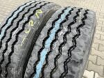 Opony ciężarowe używane naczepowe 245/70R19.5 BIEŻNIKOWANA KRAIBURG K-27/ 100% Bieżnika