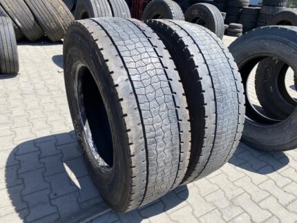 Opony ciężarowe używane napędowe 315/70R22.5 BRIDGESTONE ECOPIA H-DRIVE 002 / 8-10mm