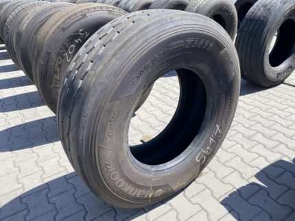 Opona ciężarowa używana naczepowa 385/65R22.5 HANKOOK SMART WORK TM11 / 9-10mm