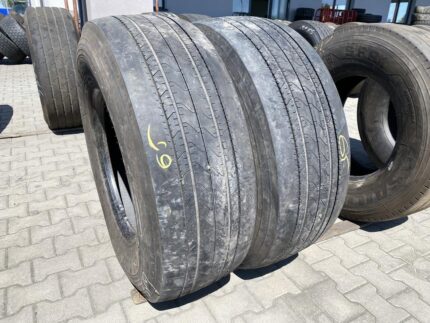  Opony ciężarowe używane prowadzące 385/65R22.5 GOODYEAR FUELMAX S / 11-12mm