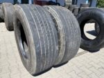 Opony ciężarowe używane prowadzące 385/65R22.5 BRIDGESTONE R-STEER 001 EVO PLUS / 9-10mm
