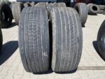 Opony ciężarowe używane prowadzące 385/65R22.5 BRIDGESTONE R-STEER 001 EVO PLUS / 9-10mm