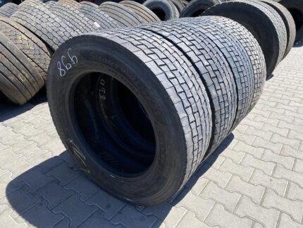 Opony ciężarowe używane napędowe 295/60R22.5 HANKOOK SMART FLEX DH31 / Pogłębiany Bieżnik