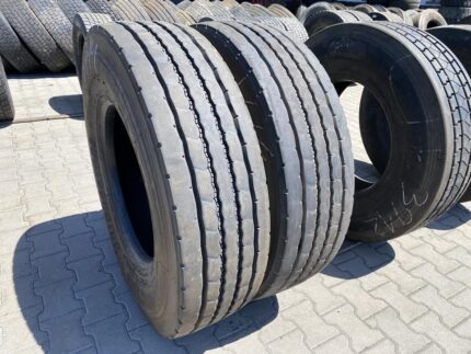  Opona używana ciężarowa prowadząca 315/80R22.5 BRIDGESTONE M-STEER 001 / 13-14mm