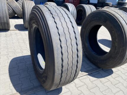  Opona używana ciężarowa do naczepy 385/65R22.5 BRIDGESTONE DURAVIS R-TRAILER 002 EVO / 11-12mm