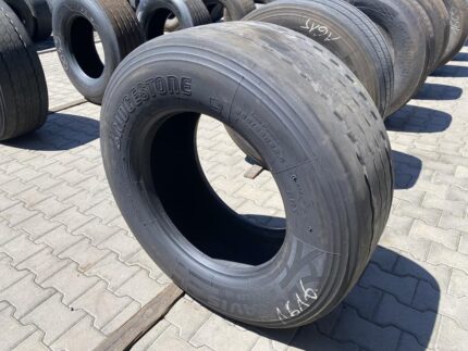 Opony ciężarowe używane naczepowe 385/55R22.5 BRIDGESTONE DURAVIS R-TRAILER 002 / 10-11mm
