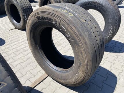 Opona ciężarowa używana naczepowa 385/55R22.5 BARUM BT300 R / 9mm