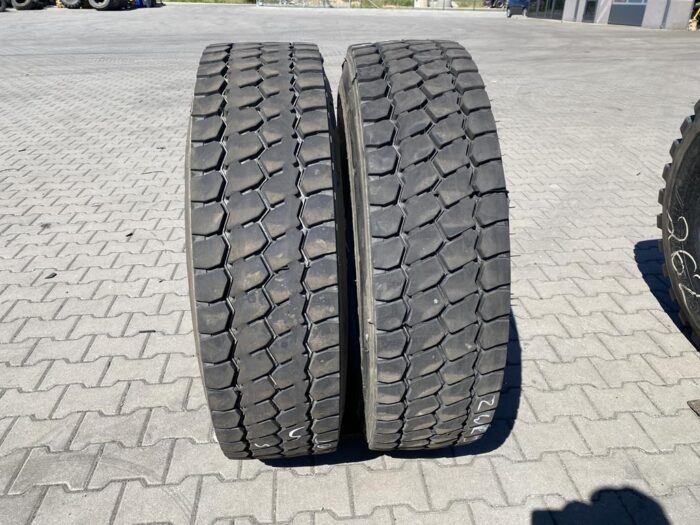 Używane opony ciężarowe 315/80R22.5 BIEŻNIKOWANA REIFEN GUNTHER TYP MICHELIN XZY3 / 14-16mm