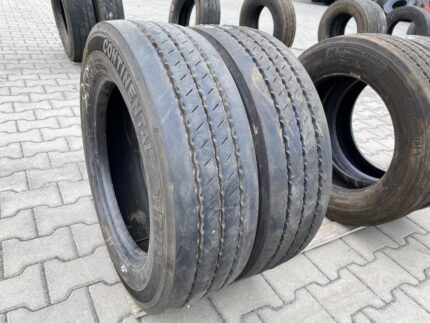  Opony ciężarowe używane naczepowe 205/65R17.5 CONTINENTAL HTR2+ / 9-10mm