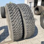  Opony ciężarowe używane napędowe 10R17.5 BIEŻNIKOWANA KRAIBURG K-26 PODWÓJNE L / 9-11mm
