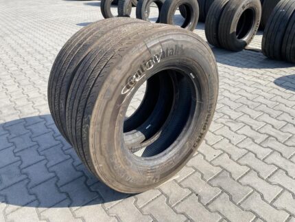 Opony ciężarowe używane prowadzące 265/70R19.5 CONTINENTAL CONTI HYBRID HS3 / 12-13mm