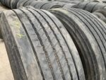 Opony używane ciężarowe przód 385/65R22.5 BRIDGESTONE R-STEER 001 PLUS / 9-11mm