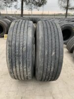 Opony używane ciężarowe przód 385/65R22.5 BRIDGESTONE R-STEER 001 PLUS / 9-11mm