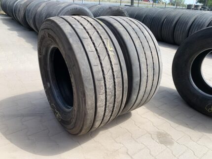 Opony używane ciężarowe do naczepy mega 385/55R19.5 CONTINENTAL CONTI HYBRID HT3+ / 10-12mm