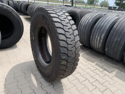  Opona ciężarowa używana napędowa budowlana 315/80R22.5 MICHELIN X WORKS D / 14-16mm