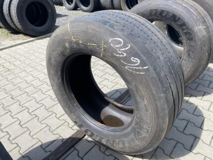 Opona ciężarowa używana naczepowa 385/55R22.5 DUNLOP SP244 / 12mm