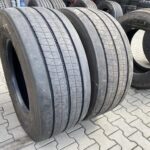  Opony ciężarowe używane prowadzące 385/55R22.5 BRIDGESTONE ECOPIA H-STEER 002 / 8-9mm