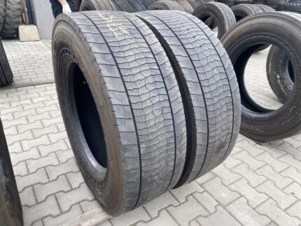  Opony ciężarowe używane napędowe 315/70R22.5 BRIDGESTONE ECOPIA DRIVE ENLITEN / 9mm