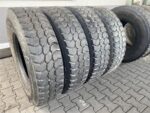Opony ciężarowe używane napędowe 315/80R22.5 BIEŻNIKOWANA TYP GOODYEAR MSD EDM4 / 15-17mm