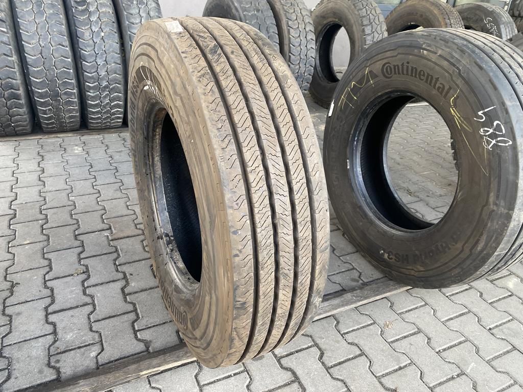Opona ciężarowa używana prowadząca 295/80R22.5 CONTINENTAL CONTI HYBRID HS3 / 15mm Opona ciężarowa używana prowadząca 295/80R22.5 CONTINENTAL CONTI HYBRID HS3 / 15mm