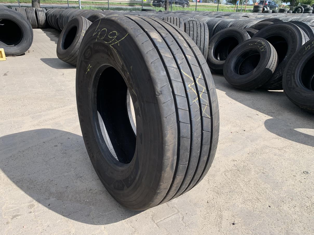 Opona używana ciężarowa naczepowa 385/65R22.5 GOODYEAR KMAX T GEN-2 / 11-13mm Opona używana ciężarowa naczepowa 385/65R22.5 GOODYEAR KMAX T GEN-2 / 11-13mm